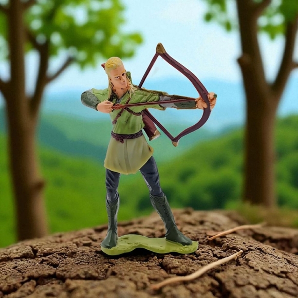 Lord Of The Rings Legolas Burger King Toy - Picture 1 of 6